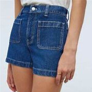 Madewell Emmett Patch Pocket Shorts, Size 27
